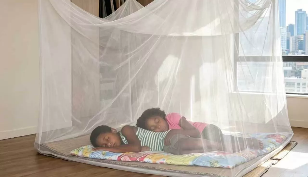 Rectangular mosquito net